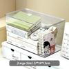Buch Akten Aufbewahrungsbox Schreibtisch Mehrzweck Transparente Aufbewahrungsbox Kosmetik Organizer Box