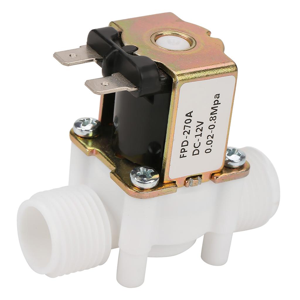 12V G12" NC Plastikowy zawór elektromagnetyczny wlotu wody do dozowania wody