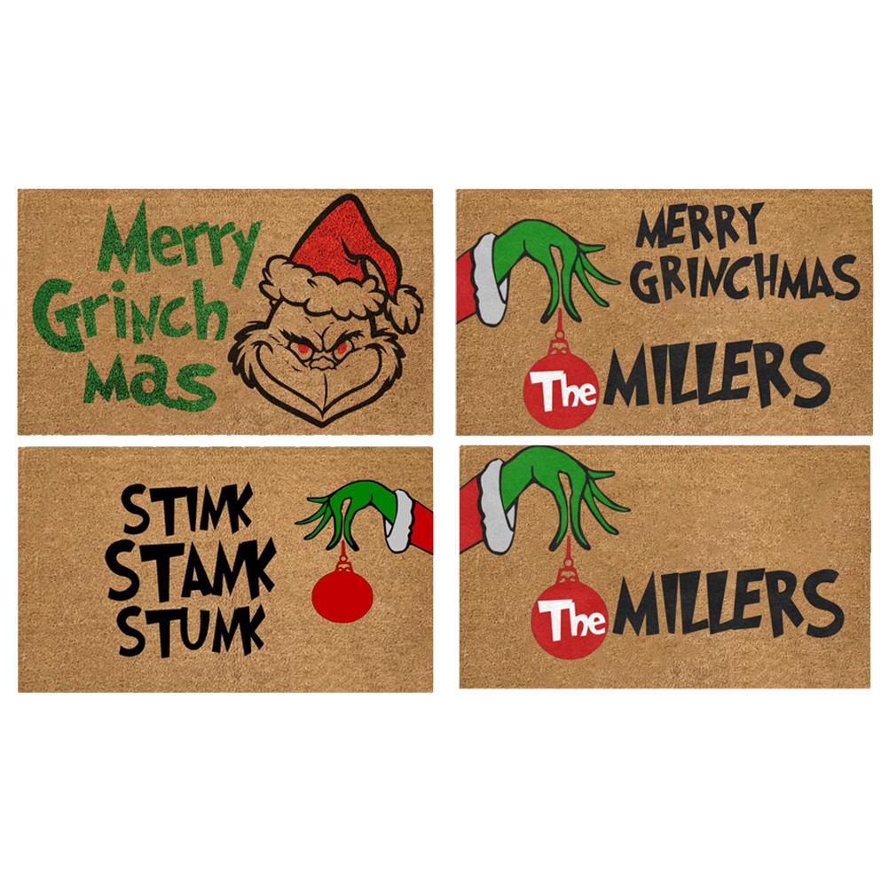 Świąteczny Wzór Kreskówkowy Maty Podłogowe Dywany na Wejście Do Domu Sypialni Salonu Antypoślizgowe