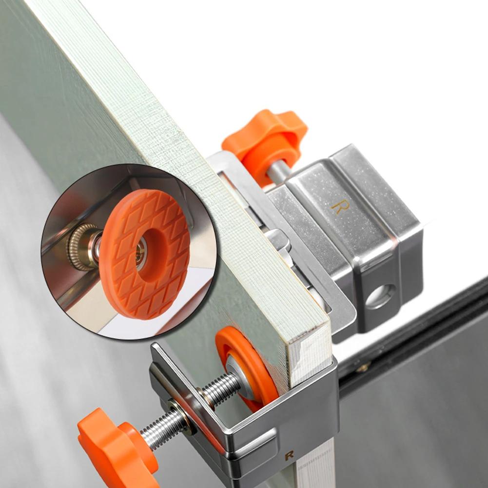 High Drawer Clamps Drawer Front Mounting Clip Woodworking Jigs Adjustable Drawer Panel Fixing Tool Fastening Clip Hardware