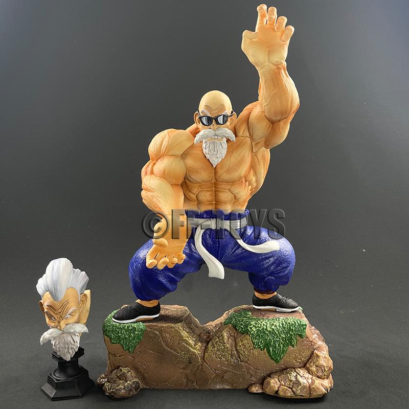 Drogan Boll Master Roshi Figure Kame Sennin Figurine With Base 26cm Pvc Action Figures Collection Model Toys For Children Gifts