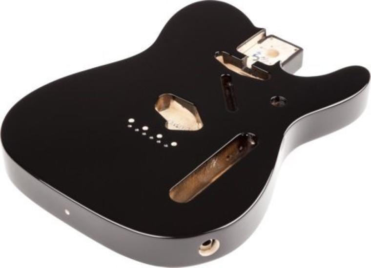Fender Mexico Genuine Part 998006706 Telecaster SS Alder Body Vintage Bridge This is a alder body replacement guitar body with a SS Mount, Black.