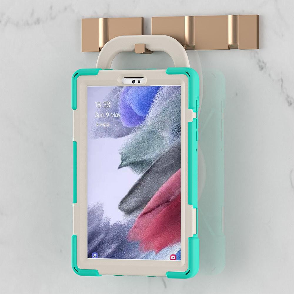 Kids Case for Samsung Galaxy Tab A7 Lite 8.7 T220/T225, Armored, Children, Green / Gray