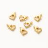 10pcs/lot 14K 18K Gold Plated Heart Shape Lobster Clasps 10mm/13mm Heart Locks Clasp For Bracelet Necklace Jewelry Making