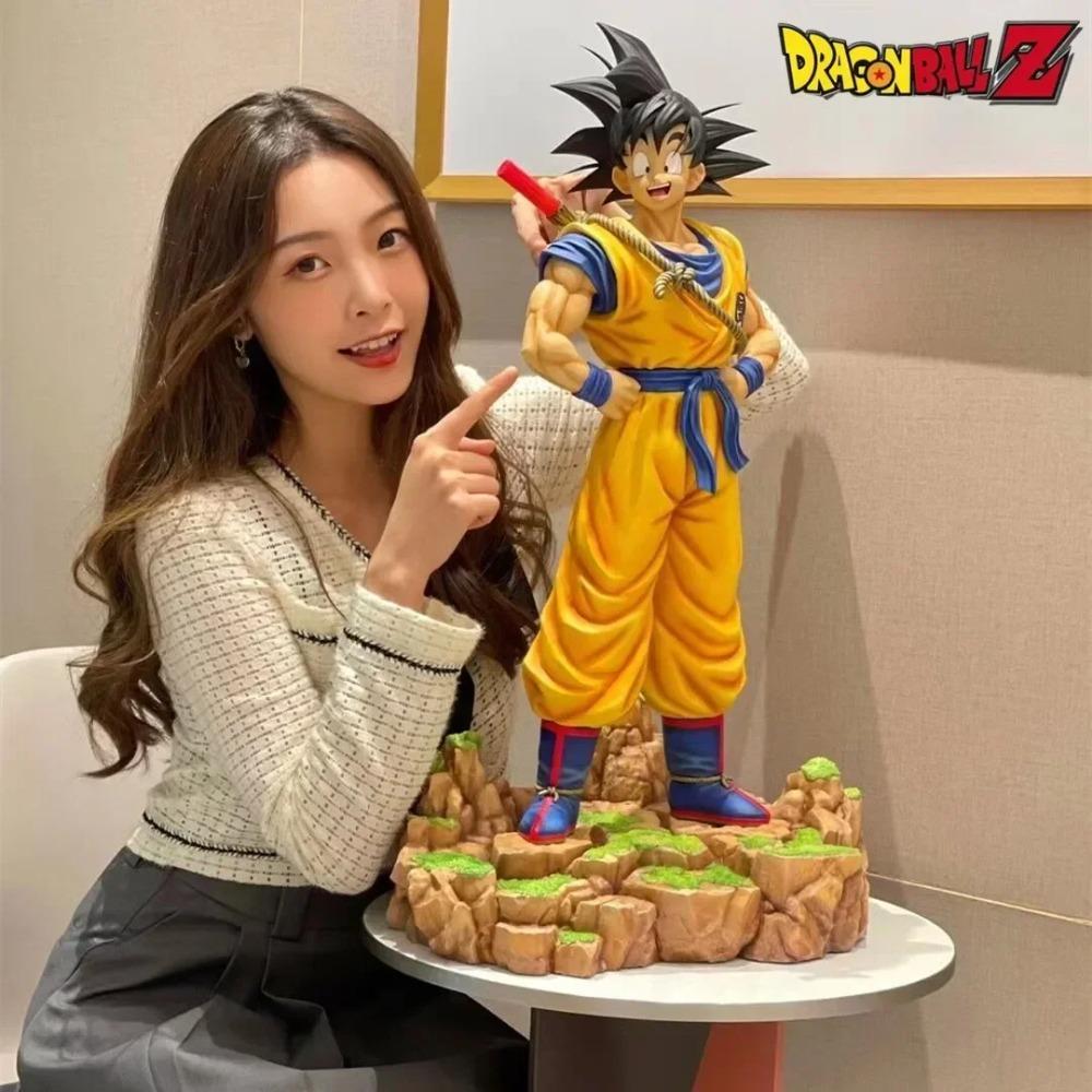 Dragon Ball Z Goku Traum Salto Wolke Super Saiyan Stehende Sammelfiguren Statue Anime Peripheres Modell Ornamente Spielzeug