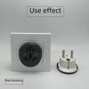 German to Korean Plug Adapter: EU, US, UK to KR Converter with Pure Copper
