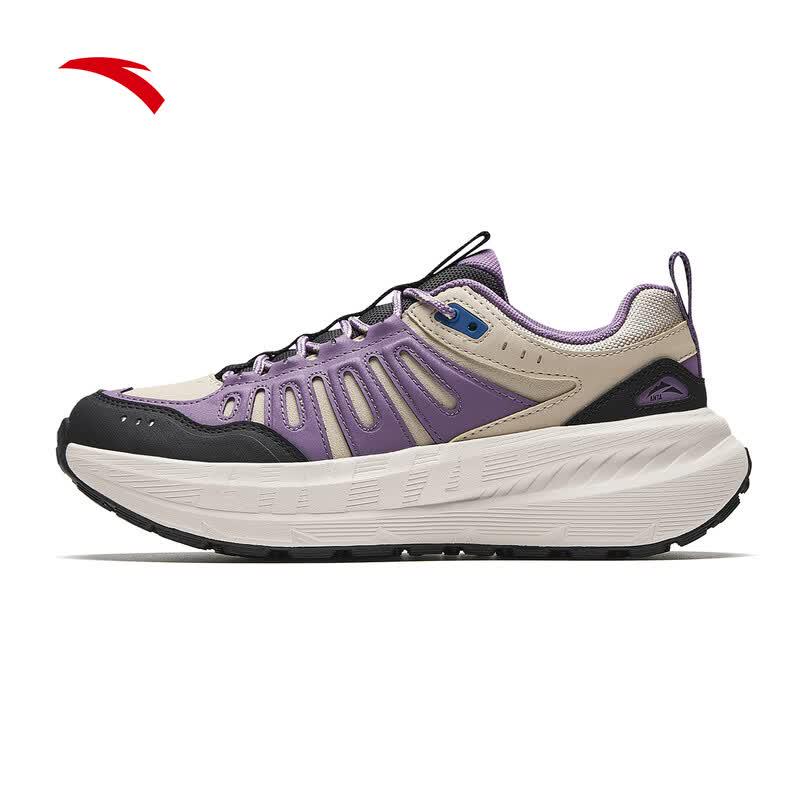 Anta Dragon Claw Women s Leather Thick-Soled Casual Sport Shoes 38.5 (Women 7.5)