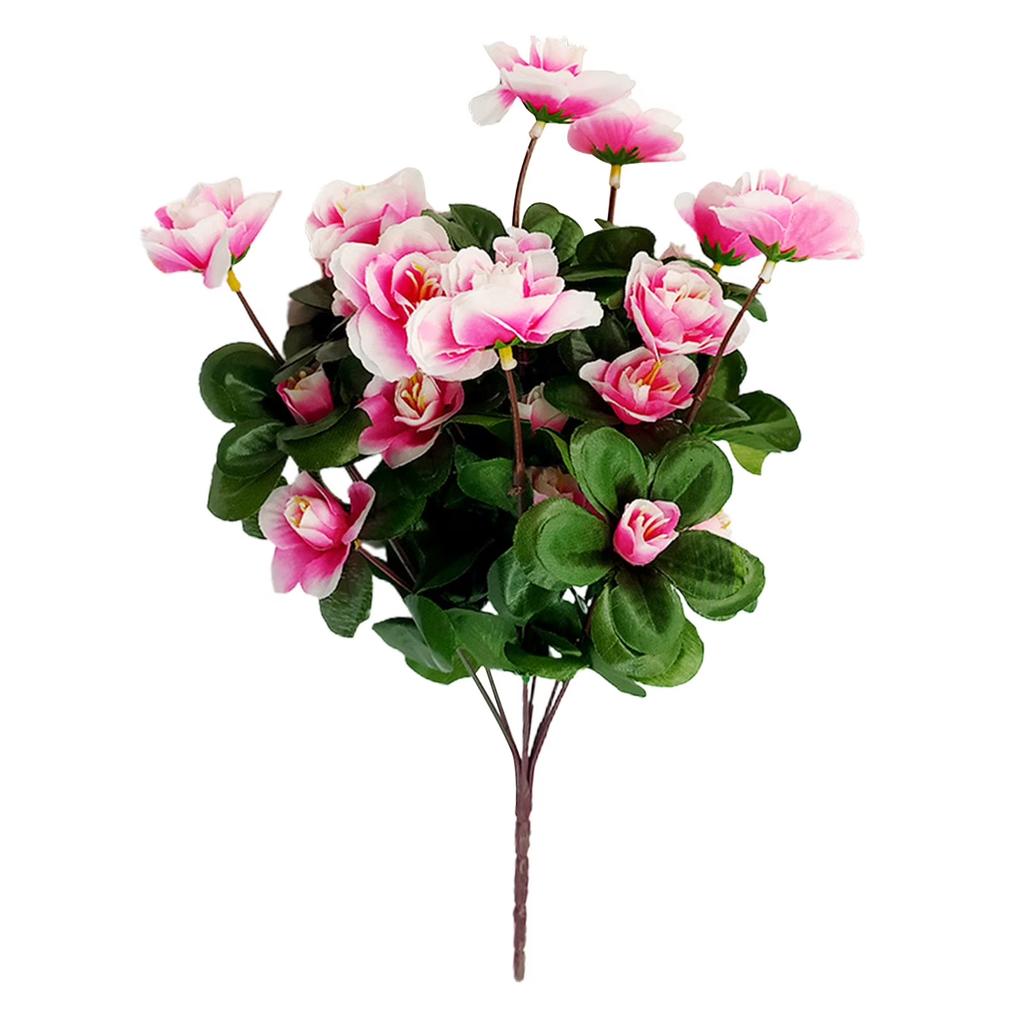 Indoor Silk Flower Artificial Faux Flowers Outdoor UV Resistant Garden Plants Faux Plants For Indoor Home Kitchen Table Centerpieces Decor