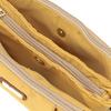 Lana 5-lagige Umhängetasche für Damen mit mehreren Taschen, schlichtes Design, 4203-00, Gelb und Hellbeige
