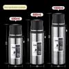 Brand New Large-Capacity Thermos Cup, Stainless Steel Kettle, Vacuum Outdoor Travel Kettle, Portable Car-Mounted Water Cup, Customizable with Text