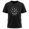 Viking Vegvisir Runes T-Shirt | Norse Runic Compass Graphic Unisex Tee