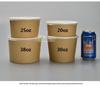 Kraft Color Paper Soup Bowl – Disposable Round Soup Box for Takeout & Fast Food