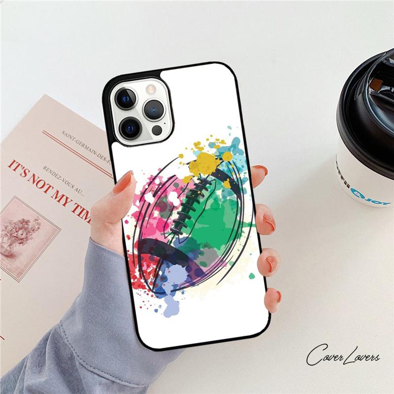 Rugby Football Sport Phone Case For Apple iPhone 17 Air 11 Pro Max Plus SE2020 Coque For iPhone 17 Air 14 15 16 13 12 Max Cover