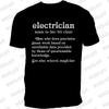 I'm An Electrician I Cut Wires Journal Print T Shirt Retired Electrician Graphic Shirts Casual Short Sleeved Tee T-shirt