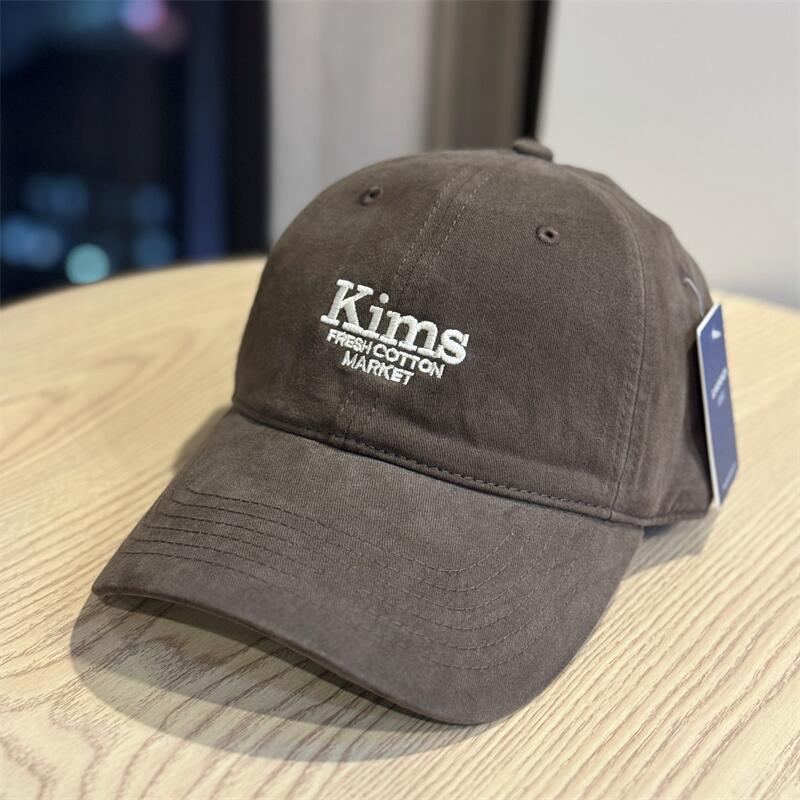 Summer Casual Baseball Cap Women's Embroidery Alphabet Versatile High Quality Peaked Cap Shade Sun Protection Wide Eaves