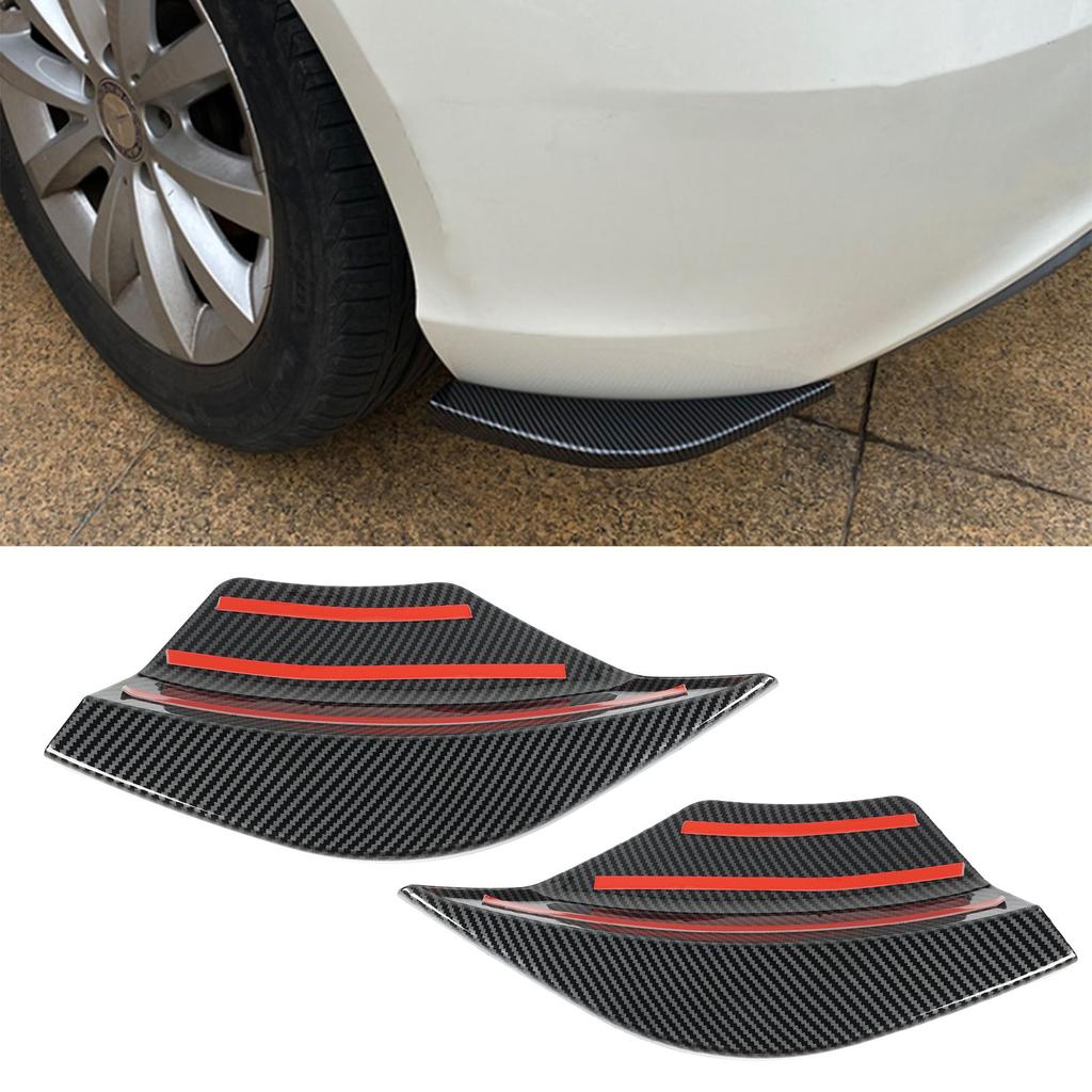 2pcs Rear Bumper Splitter Left Right Aerodynamic Replacement for ‑ A Class W176 2012‑2018