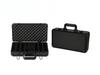 Aluminum Alloy Pure Black K-Type Chip Case with EVA Grid and Dice Storage