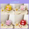 Kids Girls Small Pu Leather Crossbody Bag With Zipper For Daily Use