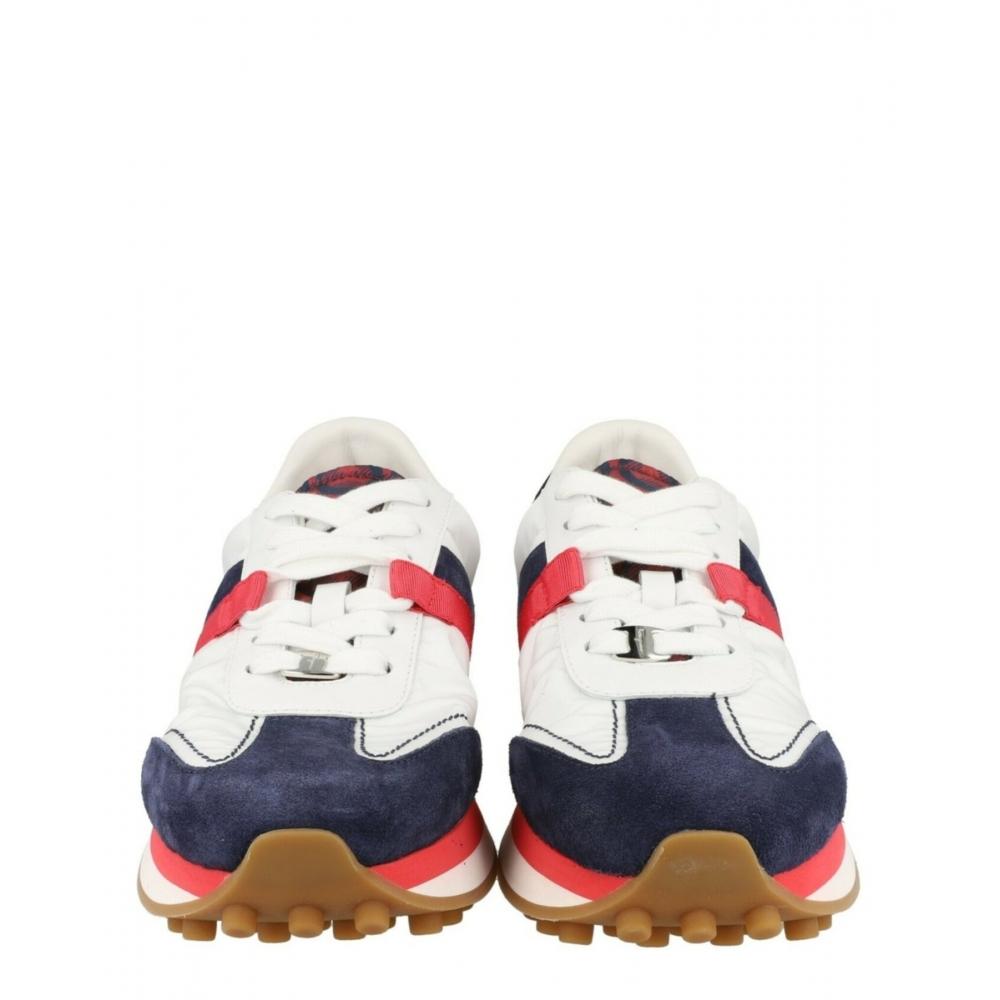 Salvatore Ferragamo Lulio Low Top Sneakers Blue