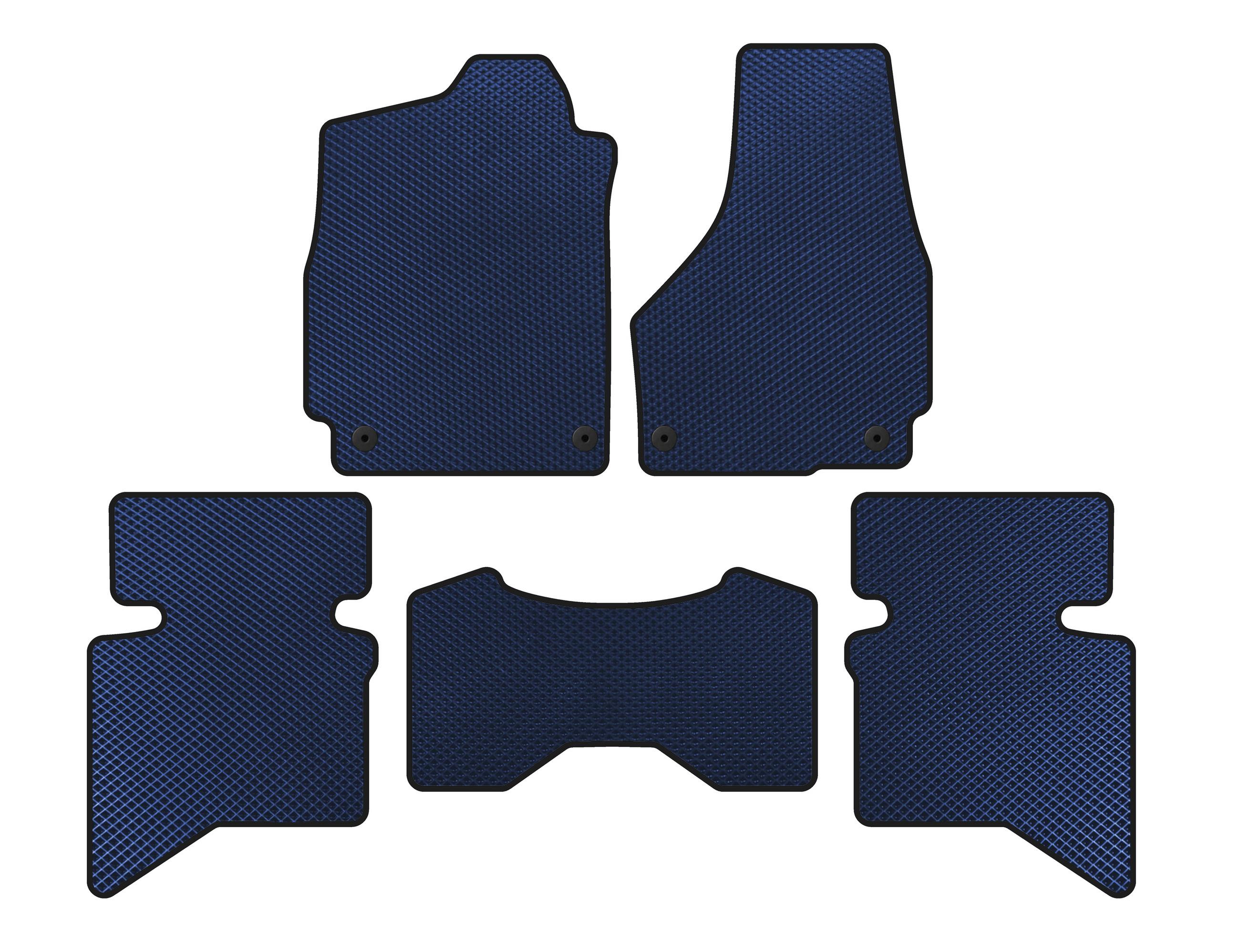 

EVA mats (2009-2025, 5-seater/Four-seater cab, Blue) for Dodge RAM