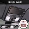 Front Reading Light Panel Cover Trim for Honda Pilot 2019-2022, ABS Material Reading Light Frame Cover Decor Protector Accessories (Carbon Fiber