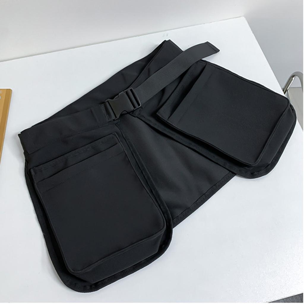 Adjustable Waistband Gardening Waist Belt Apron Bag with Multiple Pockets for Tool Storage Carpenters Utility Tool Bag