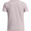 Under Armour Solid Color Breathable Comfortable Short Sleeve T-Shirt Women Tops Light-Purple 1379155-015