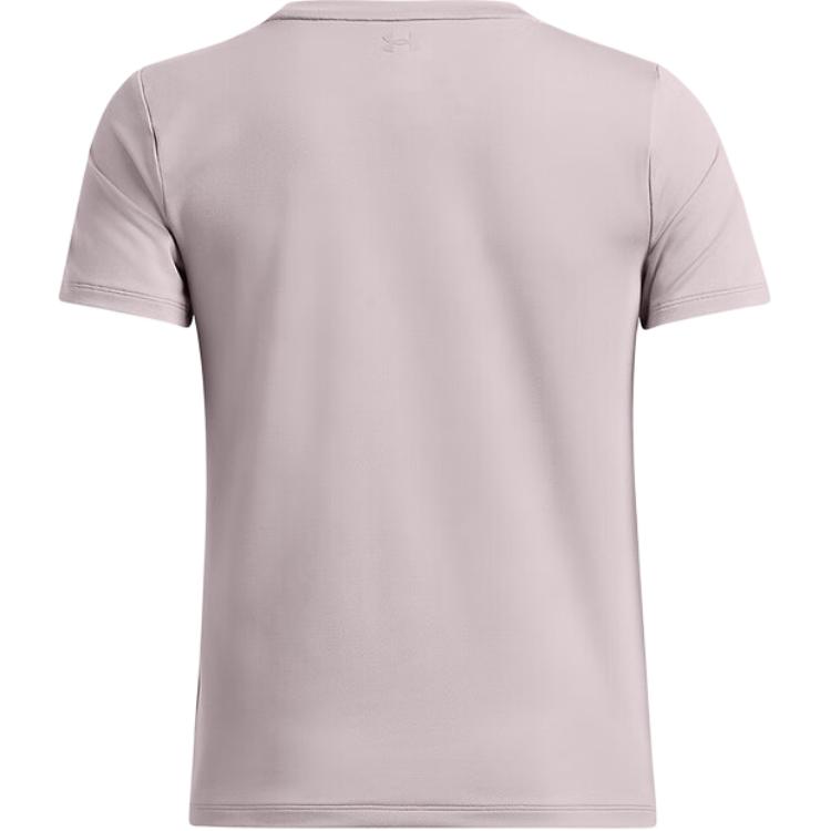 Under Armour Solid Color Breathable Comfortable Short Sleeve T-Shirt Women Tops Light-Purple 1379155-015