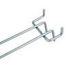 Double hanger for perforation EURO Mega-M L-25cm fi4 zinc N