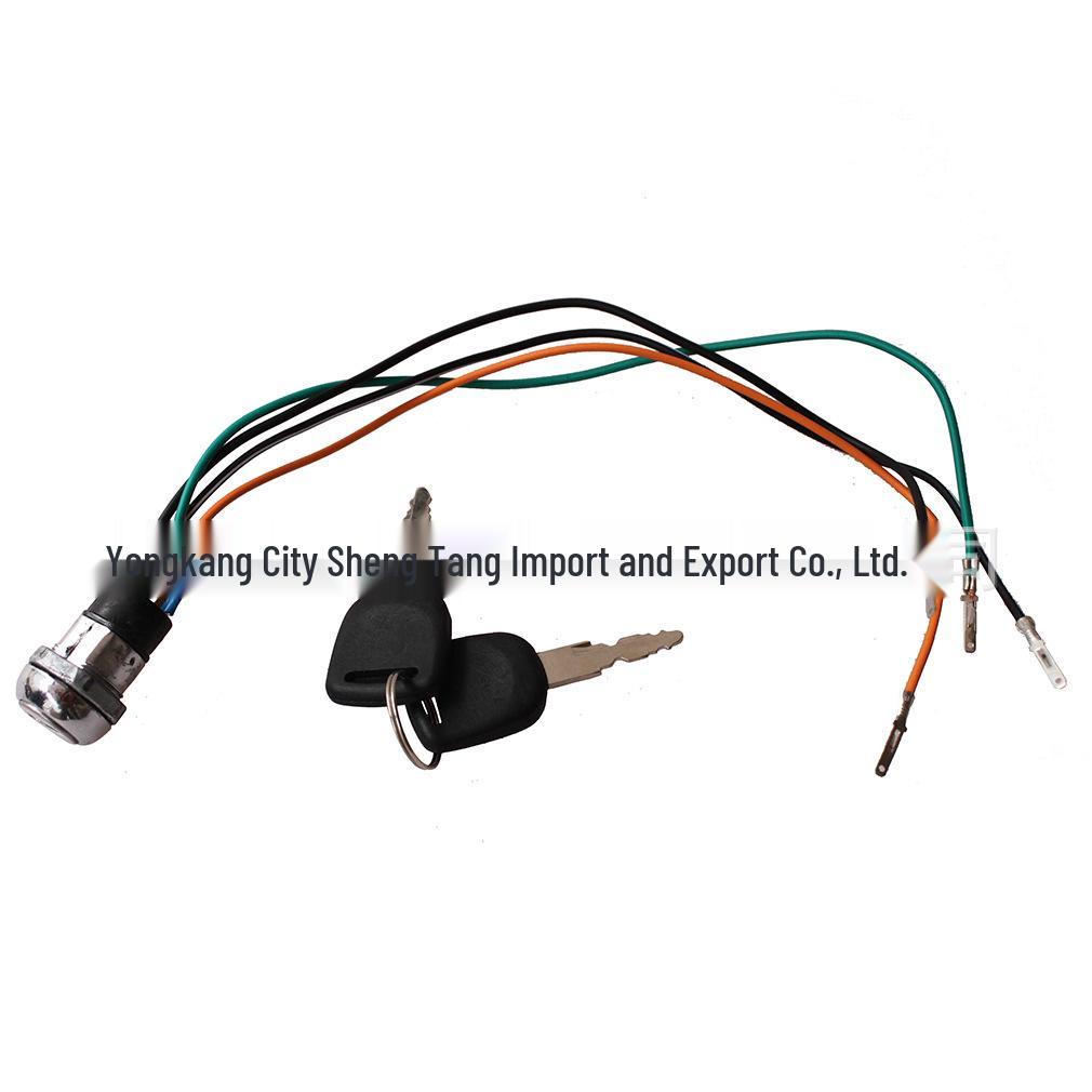 

Waterproof 4-Wire Ignition Key Switch for 2-Stroke ATV, Motorcycle, Scooter with Keys H054-009
