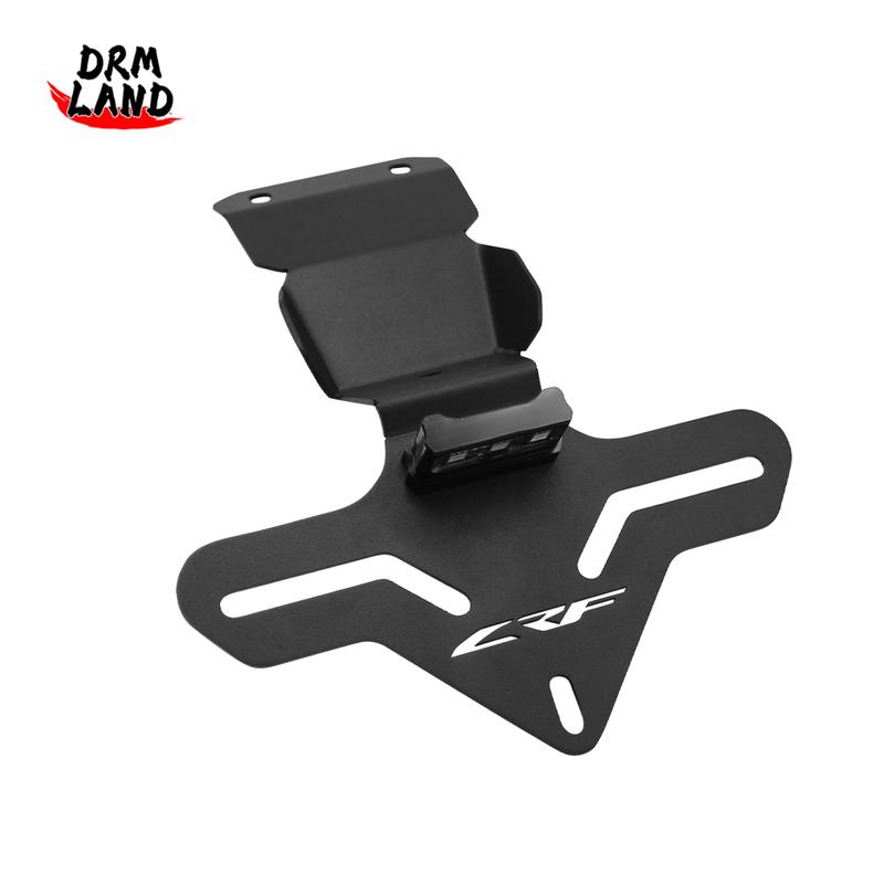 Motorcycle Rear Registration Bracket Tail Tidy License Plate Holder Frame LED Light CRF300L CRF 300 L Rally 2021-2024 For Honda