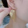 French Style Retro Tassel Earrings with Niche Design, High-end Feel, Light Luxury Temperament, Earrings and Accessories for Women