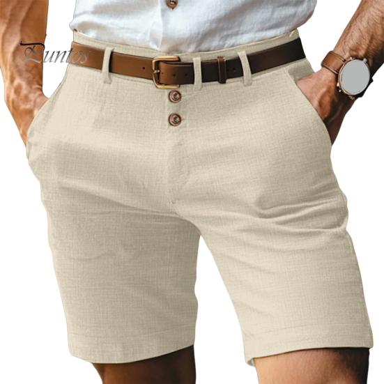 

Мужские шорты средней посадки, застежка-молния на пуговицы, однотонные шорты с карманами, прямые летние повседневные шорты для повседневной носки XL хаки