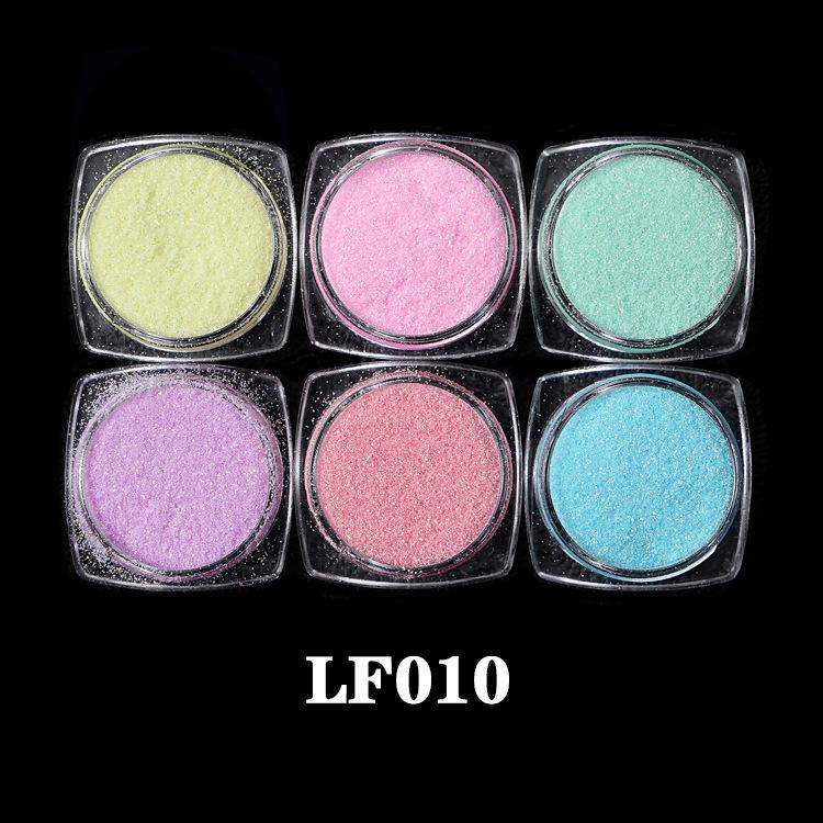 Nail Art Sequins Super Glitter Powder Symphony Combination Sequins Diy Nail Decoration 6 Color Set