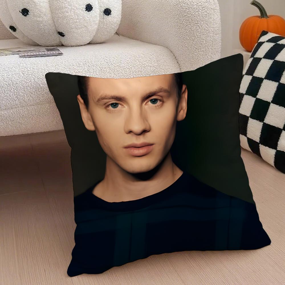 B-Bruce Langley Cushion Cover Linen Pillow Case Soft Breathable Protective Couch Room Decoration
