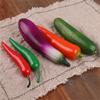6Pcs Atificial Vegetable Models Realistic Simulation Vegetable Kitchen Food Toy Photography Props for Decoration Display