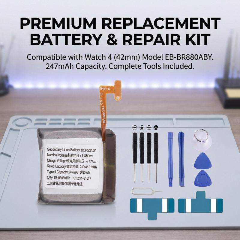 Strong Alternative Energy Cell For EB BR880ABY Watch Replacement Battery 247mAh Capacity And 3.8V Output