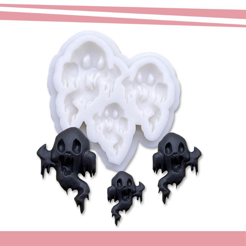 Halloween Ghost Silicone Cake Baking Mold Sugarcraft Chocolate Cupcake Resin Tools Fondant Decorating Tools
