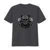 Gothic Skulls Biker Motorcycle Motorbike Unisexs Cotton T Shirt Top vintage Washed streetwear Soft Breathable fashion Casual