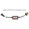Anti-flicker Resistive Decoder, Wear-resistant H8 H9 H11 LED Canbus