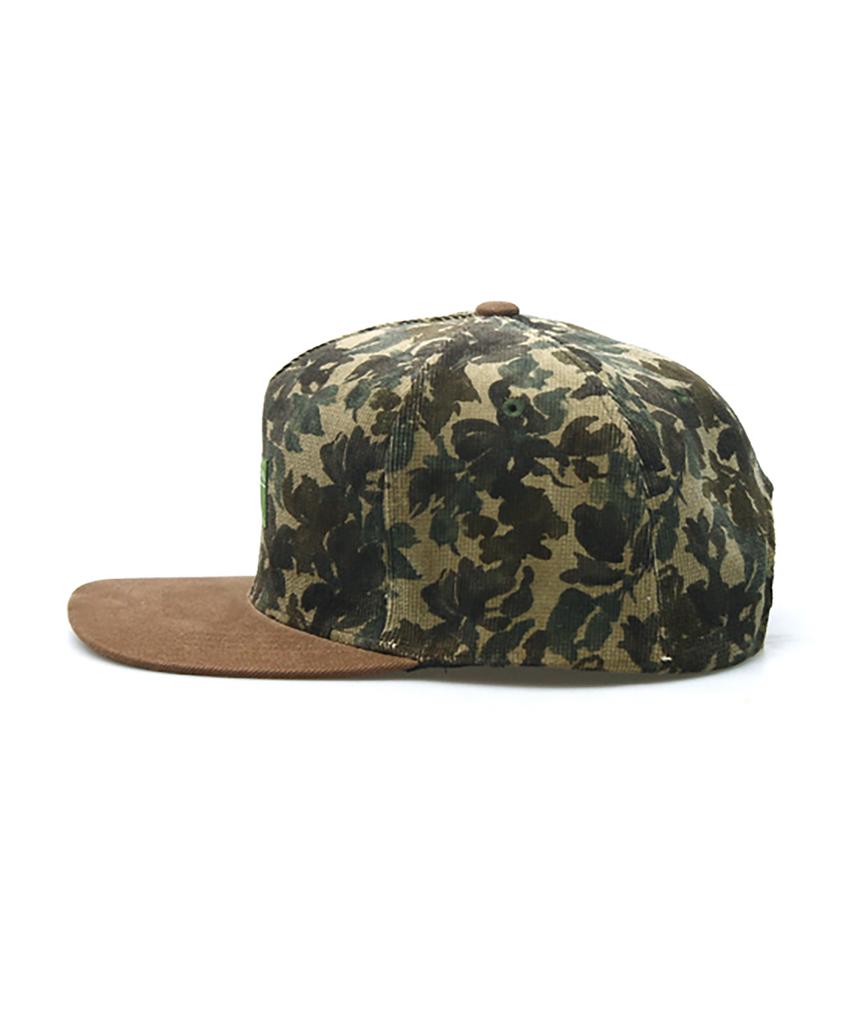 Eondeokeonteulol Daily Hardtop Snapback Solid Pack / Japan Fabric / Olive Fallen Leaves