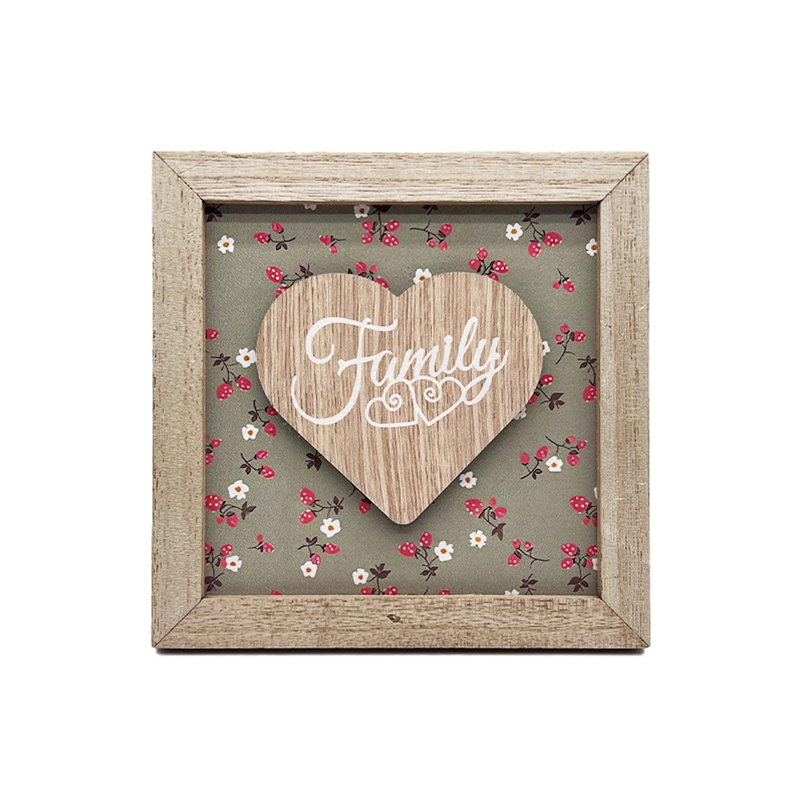 

Домашний декор, Декор для гостиной для полки, Декор столешницы в деревенском стиле, Вдохновляющий семейный знак, Деревянные таблички One Size