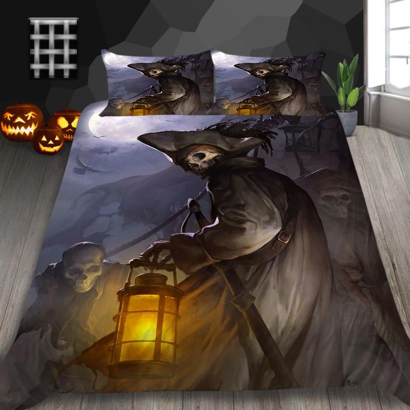 Beding Set Halloween Home Textiles Unique Design Quilt Cover Teen Children King Size Bedding Soft Duvet Cover