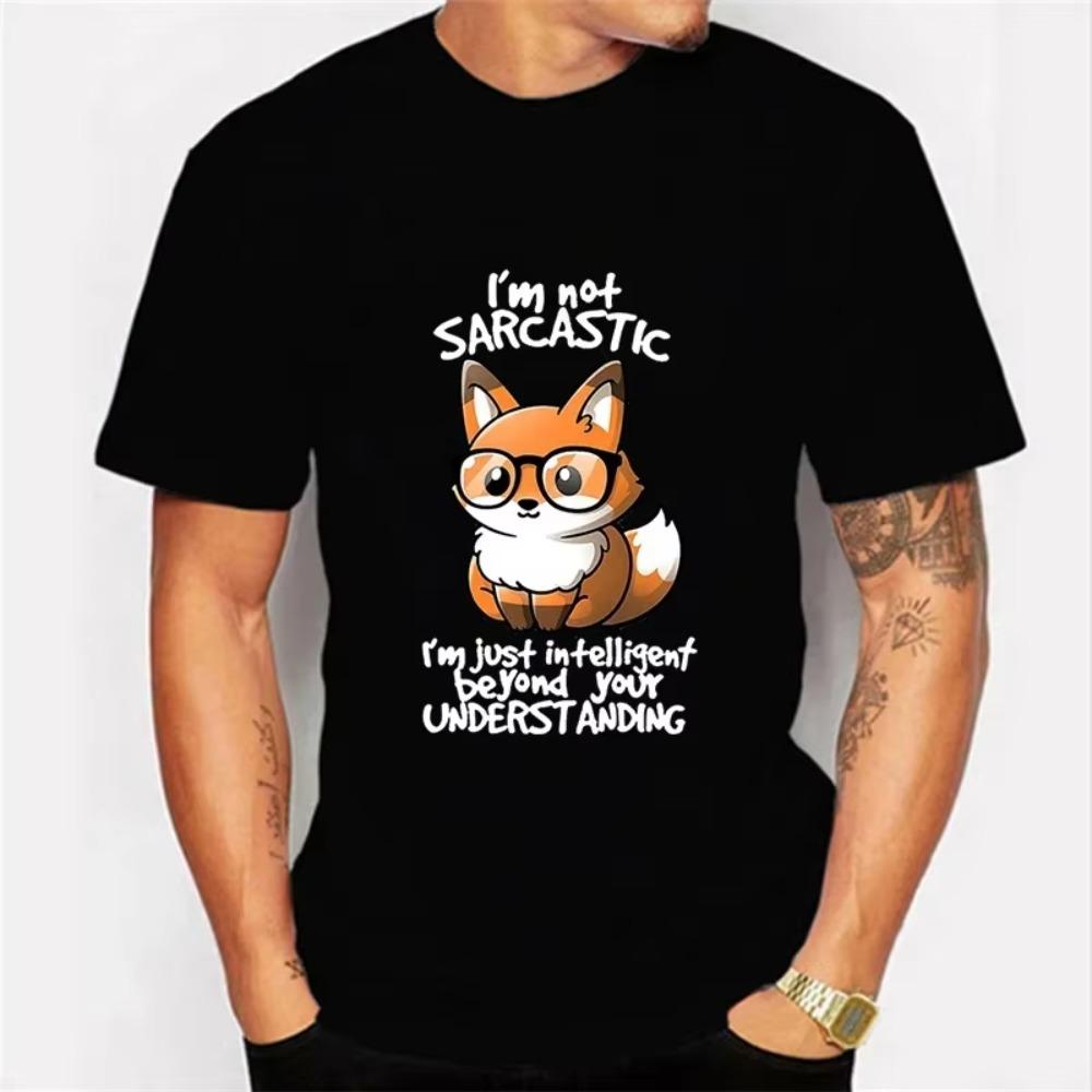 

Men s T-shirt I m Not Sarcastic I m Just Intelligent Beyond Your Understand Kawaii T Shirt Men Women Tshirt Male Classic T-shirt M