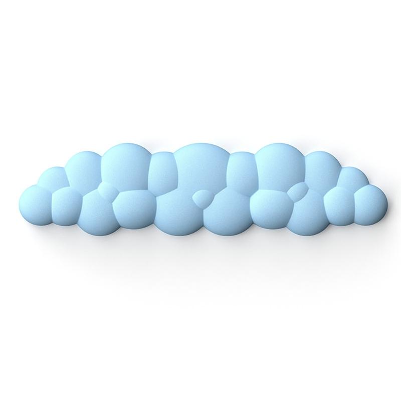 Cloud Shape Wrist Rest Pad Soft  Anti-Slip Rubber Base Memory Foam for  Keyboard Mousepad