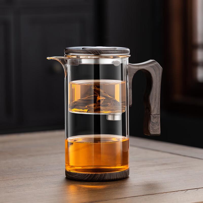 Diller Heat-Resistant Glass Tea Infuser Mug