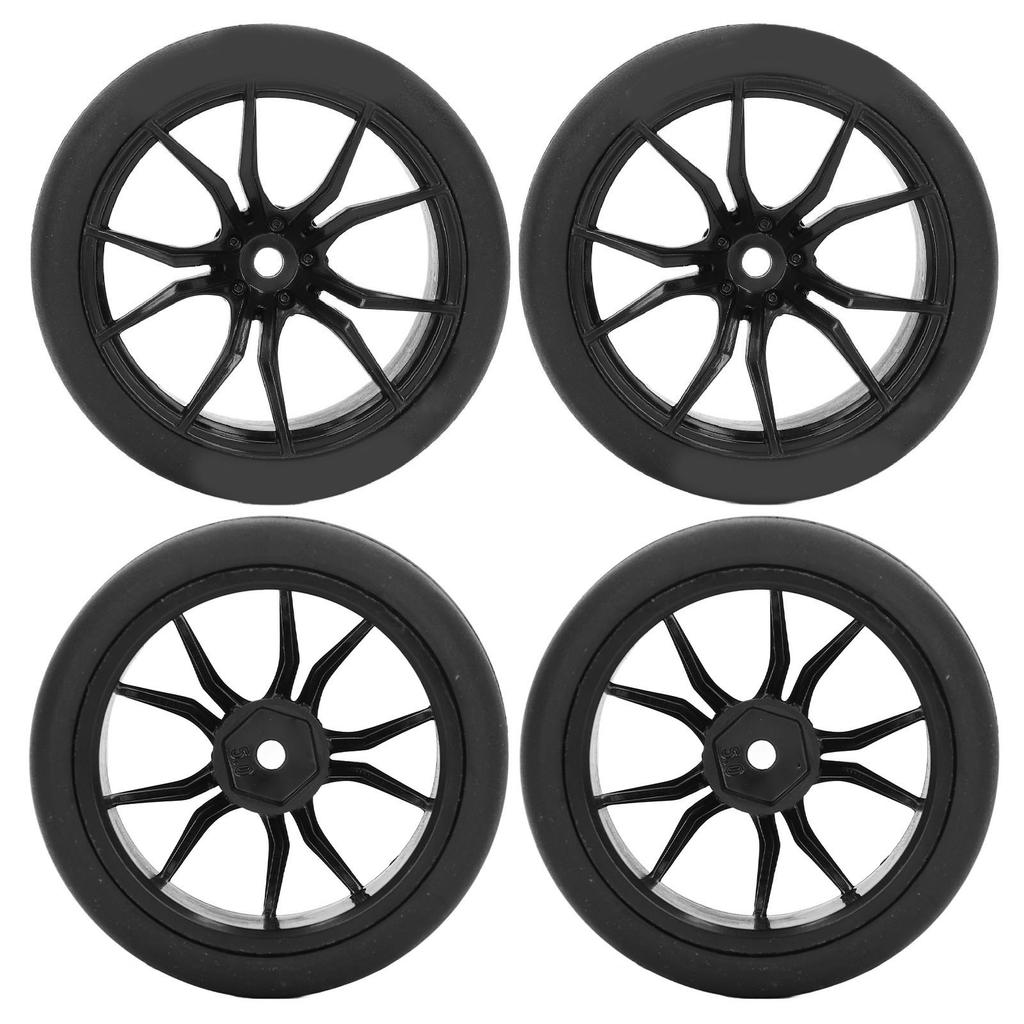 4PCS RC Car Tires Strong Cushioning Universal Fit for TAMIYA TT01 TT02 XV01 XV02 HSP 94123 94122 1 10 Remote Control