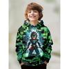 Boys' 3D Christmas Graphic Hoodie Long Sleeve Tops Casual Polyester Hoody Fall Spring Outerwear Sweatshirt Children's Clothing