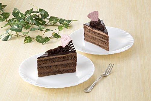 Bormioli Rocco Sturdy White Plates, Set of 10