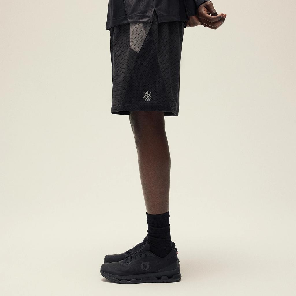 Kith Harden Panelled Mesh Short Black Men Bottoms KHM060779-001